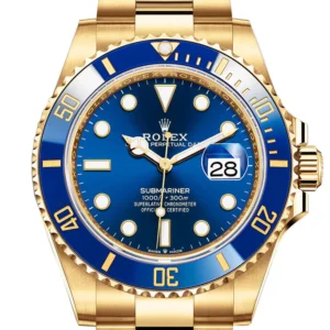 Rolex Submariner 41 Blue Dial Blue Ceramic Bezel 18K Yellow Gold Bracelet Automatic Men's Watch 126618LB New Release 2020