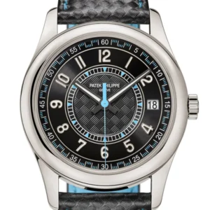 Patek Philippe Calatrava Ebony Black Dial Watch 6007G-011