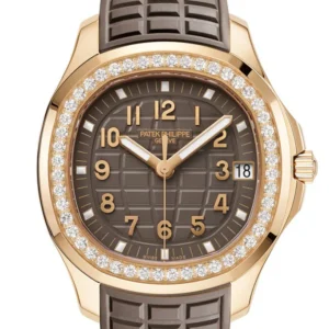 Patek Philippe Aquanaut Taupe Embossed Dial Watch 5268/200R-010
